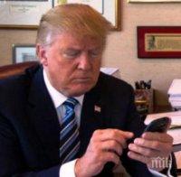 Няма да повярвате какъв смартфон ползва Доналд Тръмп!