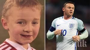 страхотен жест уейн рууни звездата подари фланелката неизлечимо болно дете