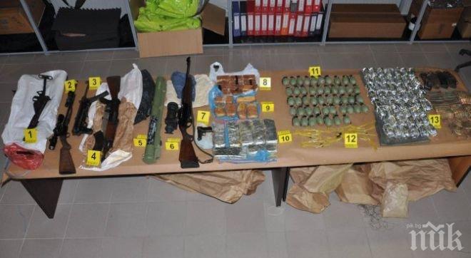 Удар на сръбската полиция: Иззеха ареснал като за няколко войни-десет килограма пластичен експлозив, 21 килограма динамит, 11 гранати