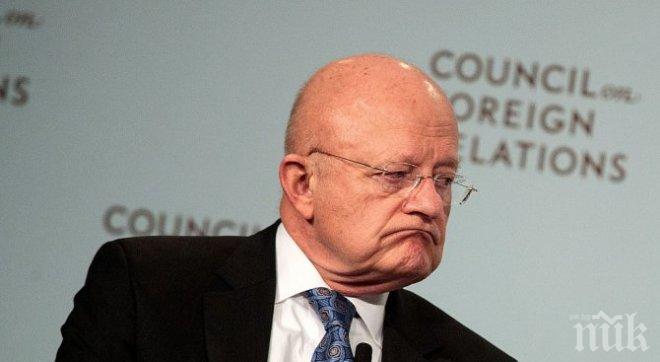 Шефът на американското разузнаване подаде оставка