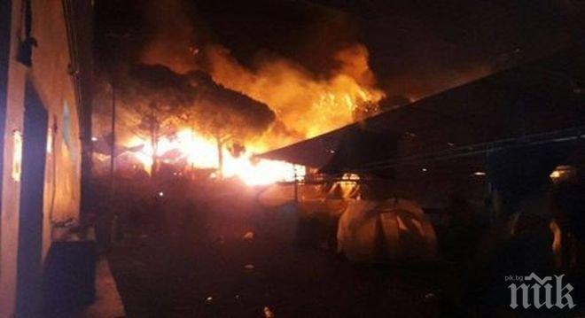 Поредна мигрантска наглост в Гърция: Вилняха на остров Хиоси, запалиха магазини и къщи на местните 