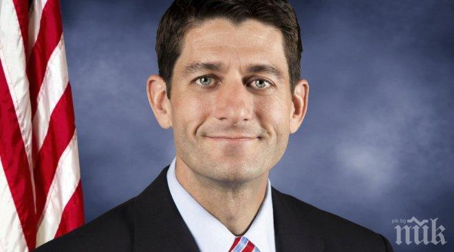 Републиканците избраха Пол Райън за председател на долната камара на Конгреса