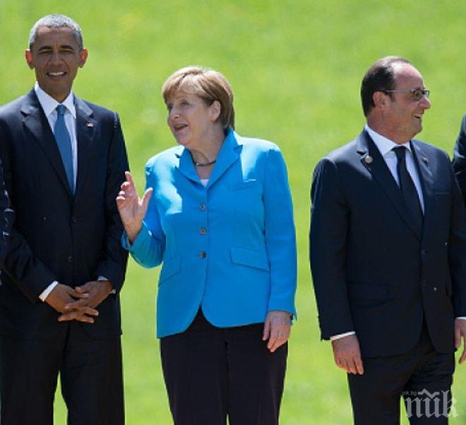 Обама събира петима най-важни лидери от ЕС в петък