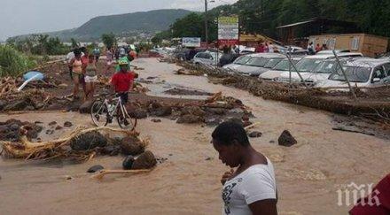 проливни дъждове удавиха доминиканската република