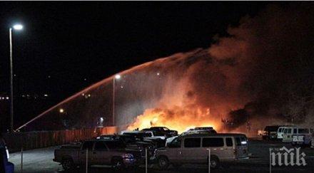 драма самолет разби паркинг невада коли гърмят една една огъня видео