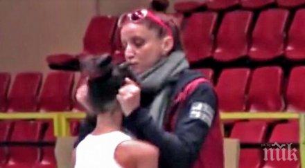 осъдиха дърпащата уши скандална треньорка елена симеонова казала колежка дърт миндил