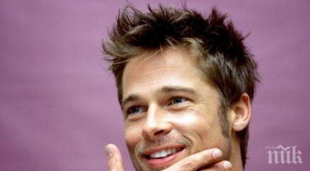 вижте новата любима брад пит снимка