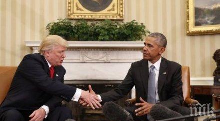 обама призова търпение новоизбрания президент сащ