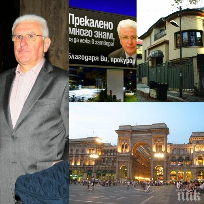 ВЪРХОВНА НАГЛОСТ! Оневиненият Христо Бисеров избяга в Италия - стяга тузарски рожден ден в огромния си палат в Милано