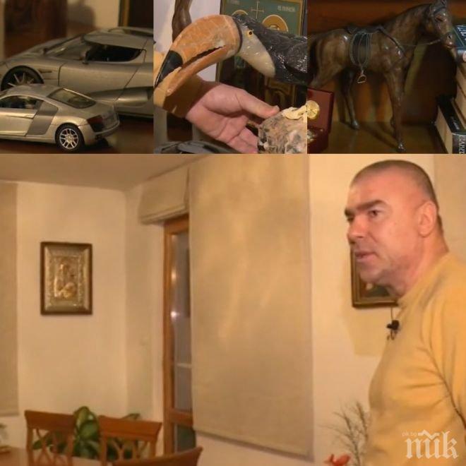Марешки се изфука с триетажен палат – строил го с гол ентусиазъм (СНИМКА)
