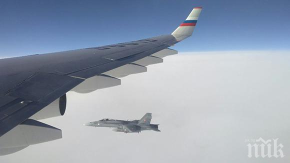 На косъм: Швейцарски F-18 доближиха опасно руски правителствен Ил-96 (ВИДЕО)