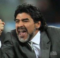 Марадона гледа тенис в Загреб