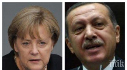 меркел обяви запазване преговорите турция