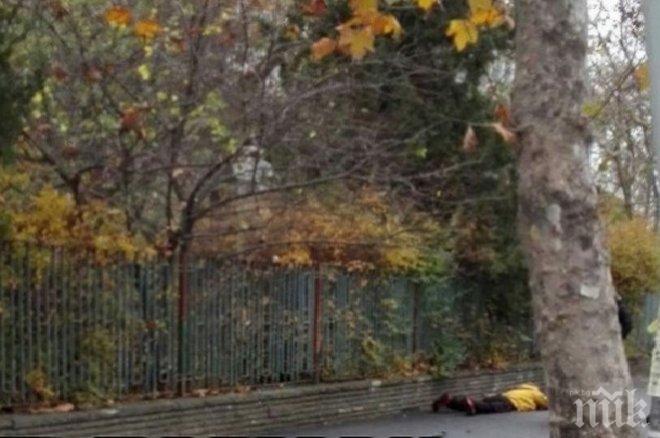 Зрелищен арест в Бургас! Сгащиха добре облечен млад мъж пред слисаните погледни на десетки минувачи