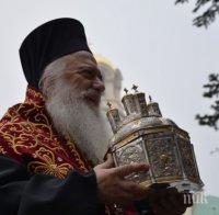 София посрещна честната глава на св. Климент Охридски, 