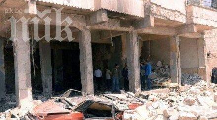 бомбардировка сирийския режим убила цивилни алепо