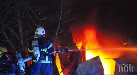 екшън дупница хора бягат покривът гори спасяват забравен йоркширски териер пламъците