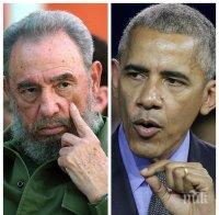 Обама пропуска погребението на Фидел Кастро