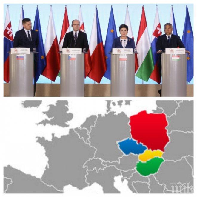 Вишеградската четворка настоява за бърз прием на Македония, Черна гора, Албания и Сърбия в ЕС