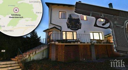 кървава вендета семейство австрия шест трупа сред три деца открити рани куршуми къщата снимки