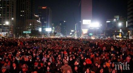 южна корея шегуват млн души излязоха протест президента