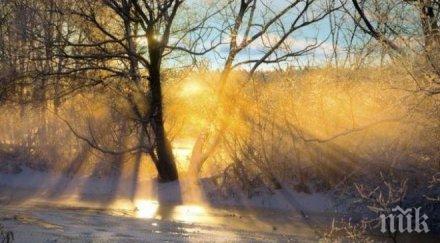 грее слънце студено