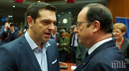 ципрас оланд четири очи договориха двамата лидери