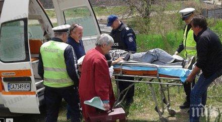 нелеп инцидент автомобил тръгна заден потроши пенсионер