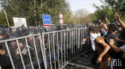 сирийски мигрант лежи затвора години заради замеряне полицаи камъни