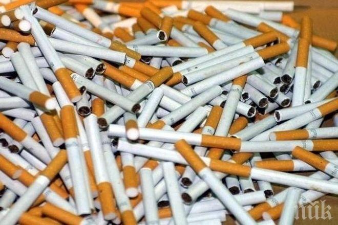 Откриха контрабандни цигари край Симитли