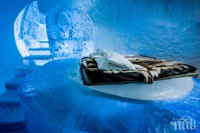САМО ЗА СМЕЛЧАЦИ! Хотел от лед кани гости - гигантското иглу ще работи целогодишно