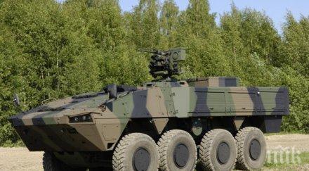 казанлък представиха финландската бойна машина patria amv