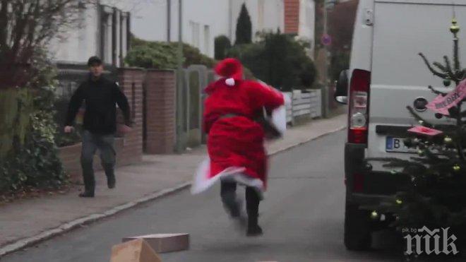 ХИТ! В Словакия заловиха „Дядо Коледа” и съдружнички да крадат