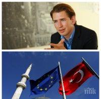 Австрия: Ще блокираме преговорите с Турция, съгласувахме позицията си с България и Холандия