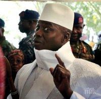 Президентът на Гамбия отмени изборите, които загуби