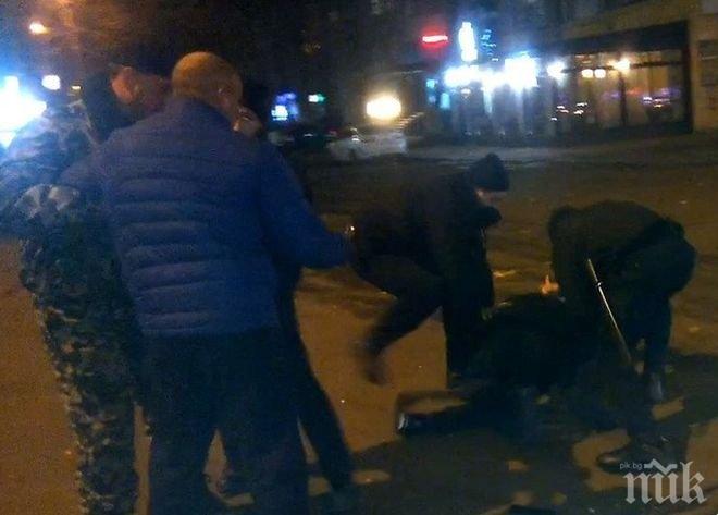 Подпийнал счупи лицеви кости, след като падна на излизане от заведение