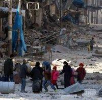 Около 1000 ранени, жени и деца напуснаха Алепо с първия конвой за евакуиране