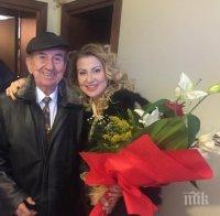 Бащата на Илиана Раева чукна 84 сред дъщери, зетьове, внуци и правнуци