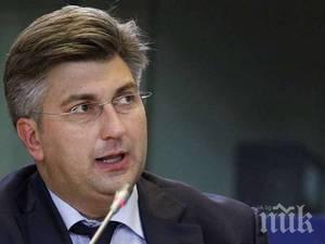 хърватският премиер призова намаляването напрежението сърбия