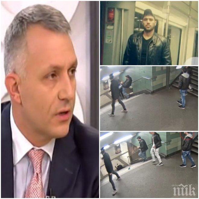 ИЗВЪНРЕДНО! Адвокат: Светослав, който ритна момиче в гърба в Берлин, е див кретен