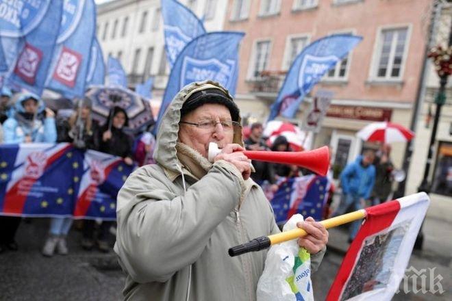 Протести и контрапротести заляха Варшава