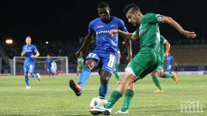 Гол на Бабатунде Адениджи доближи Левски на четири точки до шампионите