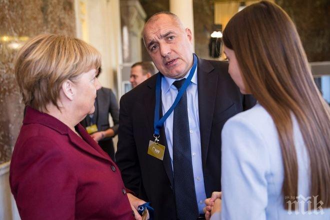 ПЪРВО В ПИК! Борисов в гореща среща с Меркел (СНИМКИ)