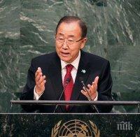 Бан Ки-мун призова към разрешаване на продължаващата криза в Либия