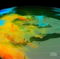 НАСА показа как „диша” Земята (ВИДЕО)