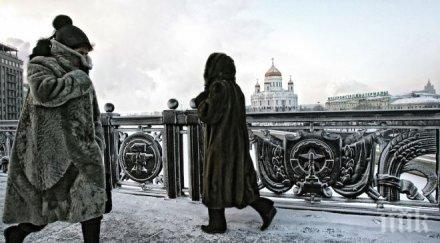 местните уплашиха невиждан студ скова русия живакът градуса