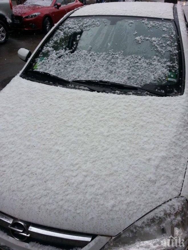 Сняг на парцали в София, снегорините тръгнаха (СНИМКИ) 