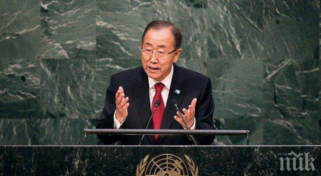 Бан Ки-мун призова към разрешаване на продължаващата криза в Либия