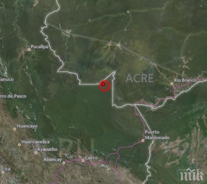 ЗЕМЯТА СЕ РАЗКЛАТИ! 6,1 по Рихтер люшна Перу