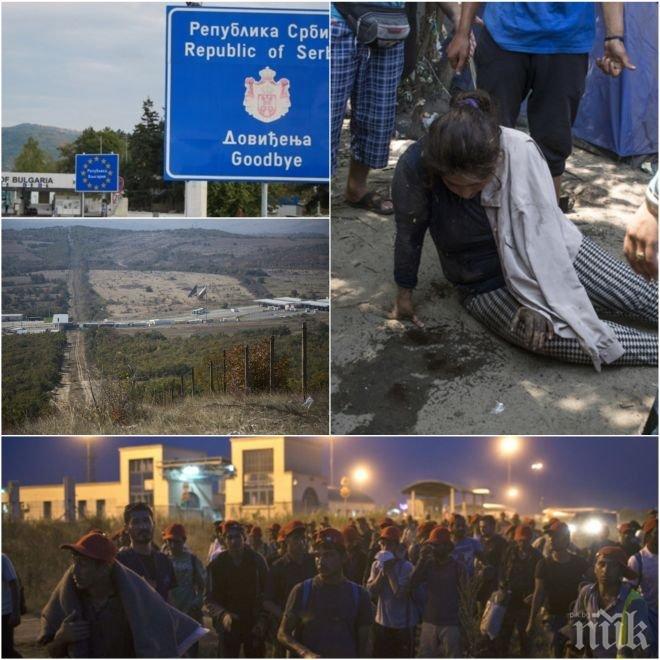НЕЧОВЕШКО ЗВЕРСТВО! Сръбски полицаи зарязаха кюрди при -11 градуса до българската граница! В групата имало бебе на годинка и жена в безсъзнание